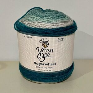 Yarn Bee Sugarwheel Yarn in Gelato’s My Motto